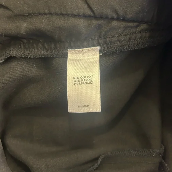 J Jill Essential Black Slim Ankle Pants Sz 8 - Picture 6 of 7